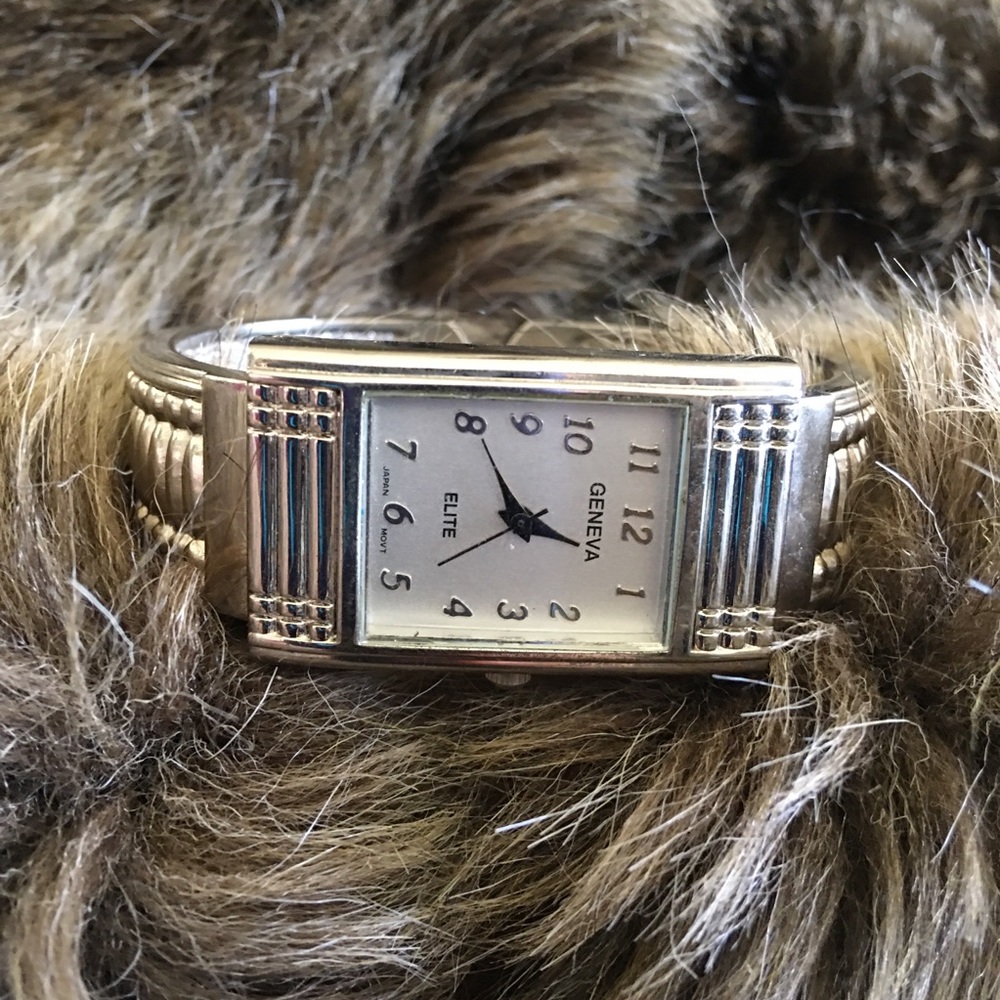 Ladies Geneva Elite #932 clamp bracelet watch